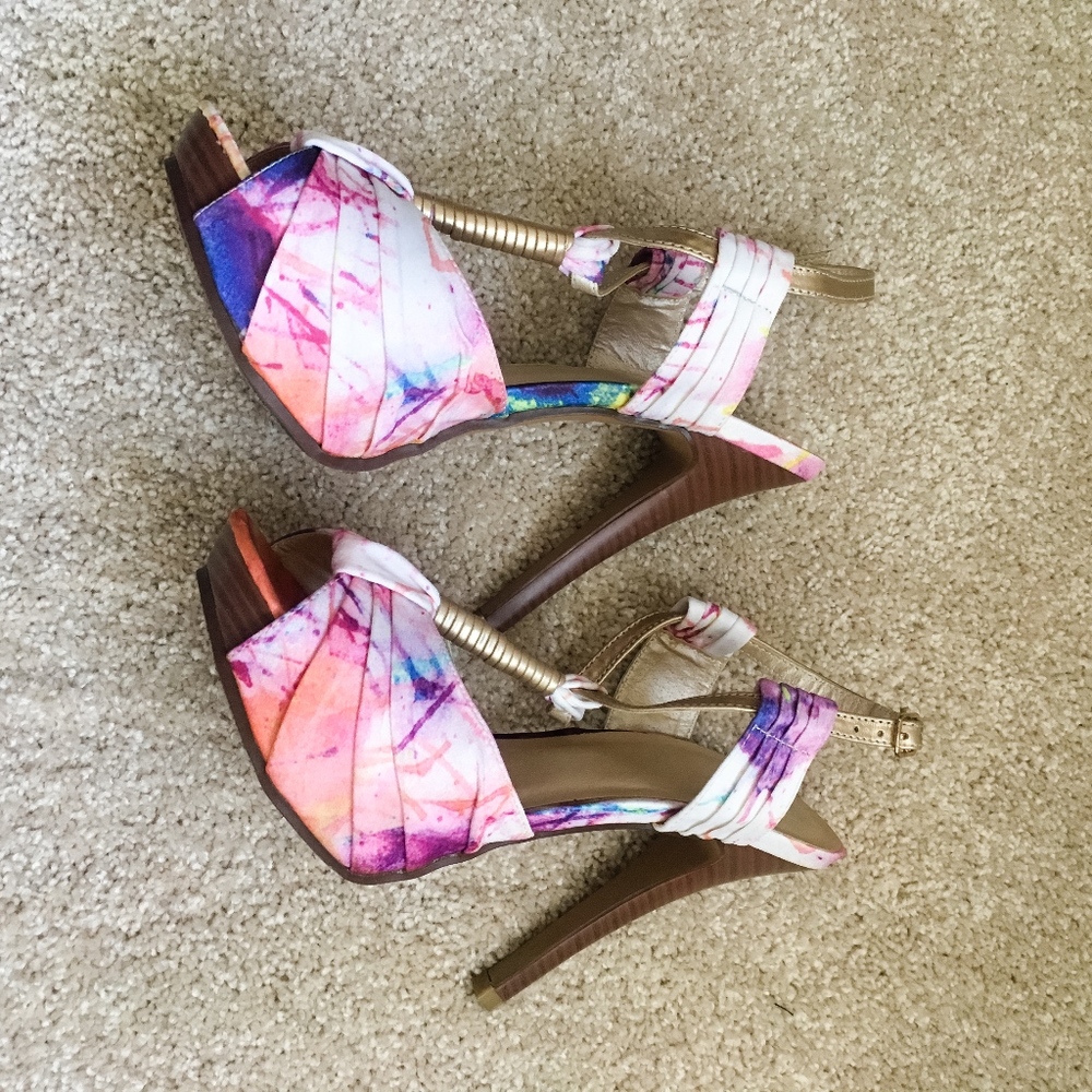 Tie Dyed High Heels